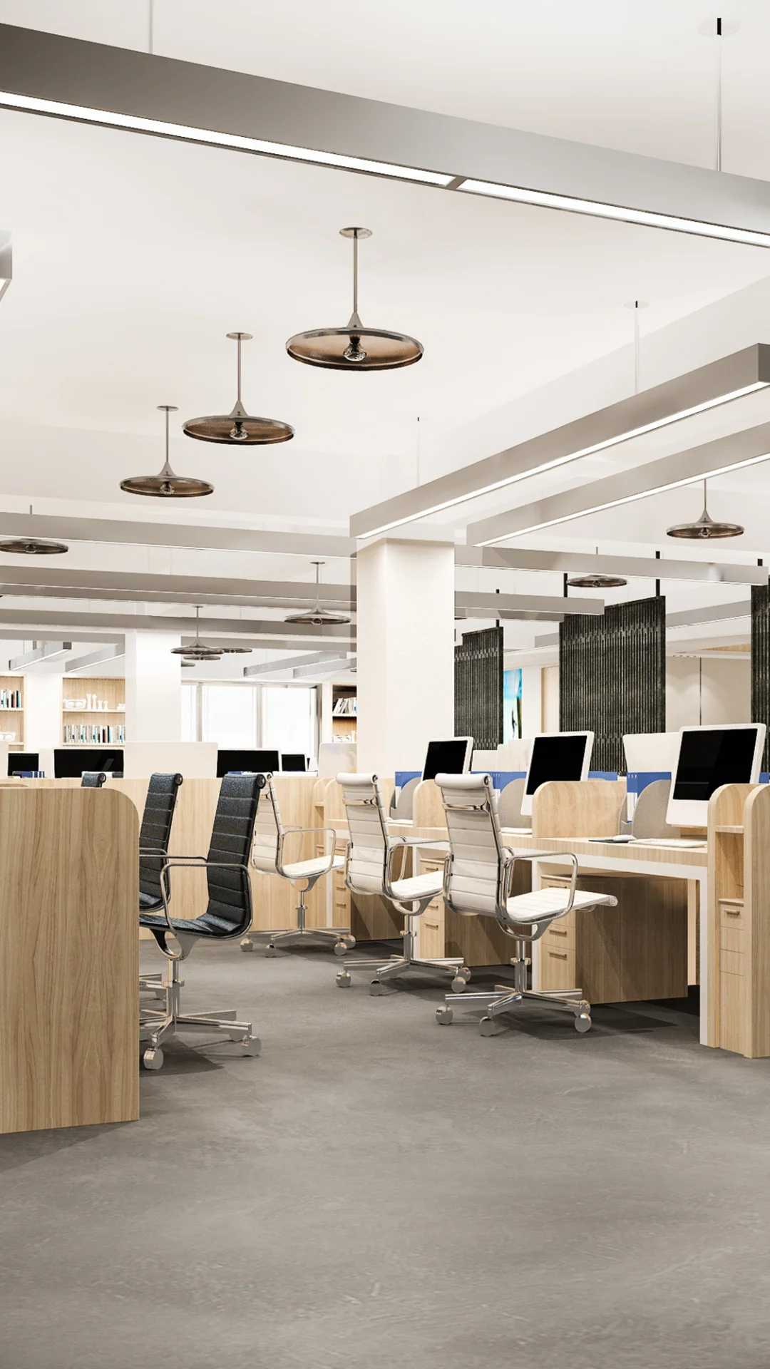 Escritório organizado e produtivo