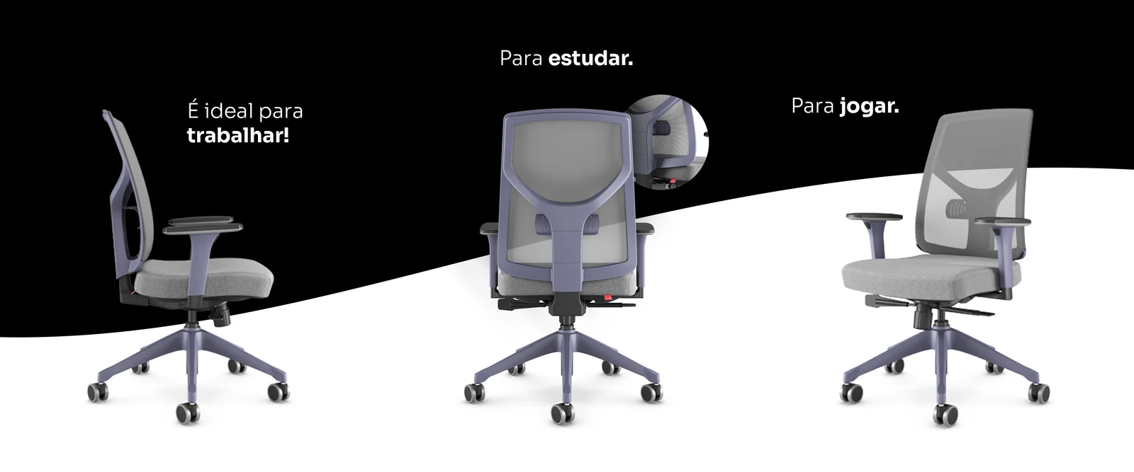 Escritório moderno e organizado com móveis da Redimaq